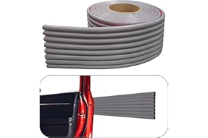 Rubber Bond Garage Wall Protectors - 4in x 12ft Strong Self-Adhesive Rubber Bumper Protectors for Garage Walls - Waterproof and Anti-Scratch Garage Wall Protector for Car Doors (Grey)