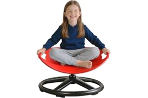 Aivher Spinning Chair for Autistic Kids, 220LBS Weight Capacity, Sensory Spinning Chair with Safety Handle & Non-Slip Design 