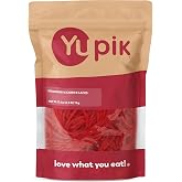 Yupik Strawberry Licorice Laces, 2.2 lb (35.2 oz), Red Candy, Sweet Flavor, Chewy, Spaghetti-Like Candy, Licorice Texture, Fun Treat, Delicious Snack, Ideal for Gifting &amp; Decorating