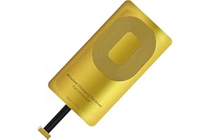 AmyZone Fast QI Receiver Type A for Samsung Galaxy J7-J6-S5-A9-Note 4/LG V10-Stylo 2-3-Plus/Google Nexus 4-G4 Ultra-Thin 5w 1