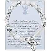 BNQL Guardian Angel Bracelet Charm Guardian Angel Gifts Angel Jewelry Bracelet Gift Angel Memorial Gifts Angel Inspirational Gift