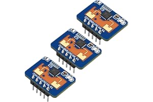MAKERHAWK 3 Pcs LD2410C mmWave Human Presence Sensor Module HLK-LD2410 mmWave Sensor with UART/GPIO Output 6M Range 60° Angle Millimeter Wave Presence Radar Detection for IoT Smart Home Automation