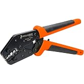 Paladin Tools PA8049 CrimpALL Professional Crimping Tool | Ratcheting Wire Crimper for 1855/1505, Universal HDTV Type BNC/TNC Connectors
