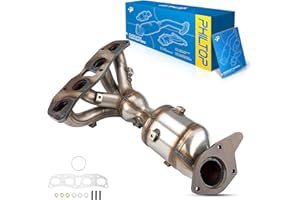 PHILTOP Front Exhaust Manifold Catalytic Converter Kit Compatible with Nissan 2013-2018 Altima 2.5L Sedan, 2014-2018 Rogue 2.5L Stainless Steel Catalytic Converter Replace# 16694(EPA Compliant)