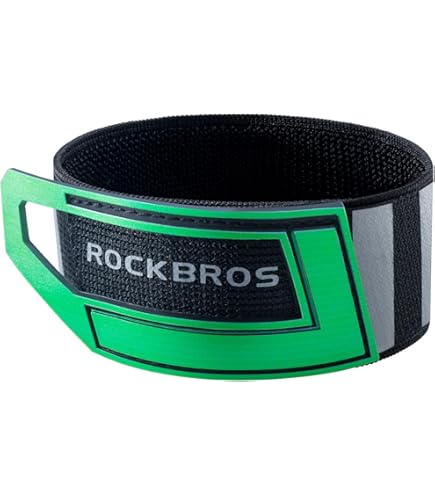 Porceosy Clips De Pantalon De Cyclisme - Bande Réfléchissante - Haute Visibilité - Élastique Réglable - Pour Homme Et Femme - Sports De Nuit - Cyclisme - Randonnée - Sangle De Cheville - Accessoires