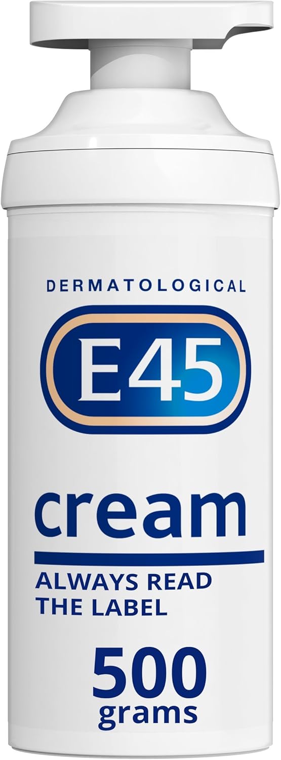 E45 Cream Pump Dispenser Dermatological for Dry and Condition Skin