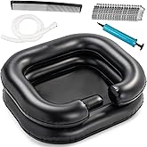 Inflatable Shampoo Basin - Portable Hair Washing Bowl/Tub for Bedridden, Disabled,Injured, Elderly, Hair Washtub for Dreadloc