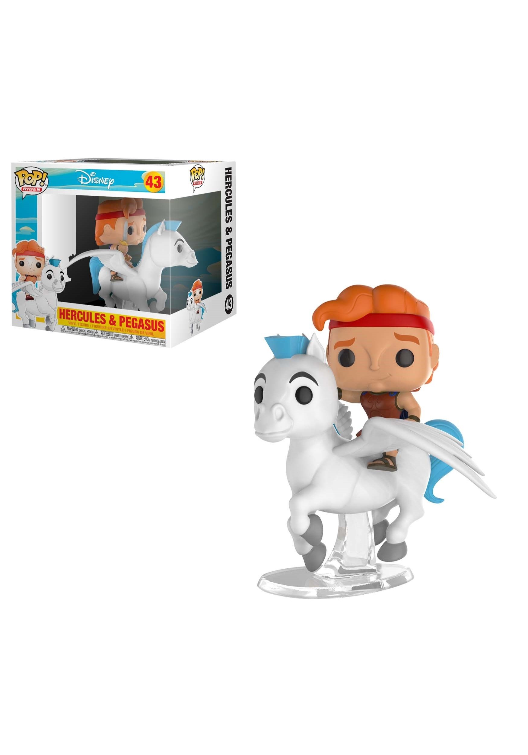 Photo 1 of Funko POP! Ride Disney: Hercules and Pegasus Collectible Figure, Multicolor