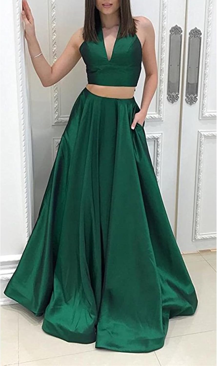 prom dresses with pockets 2018