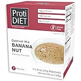 Proti Diet Banana Nut Oatmeal Mix (7 Servings/Box)