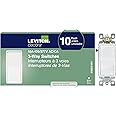 Leviton Decora 3-Way Switch, 10-Pack, 15 Amp, B5603-WM, White