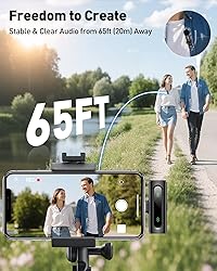 USB C Lavalier Microphone Wireless Mini Mic for