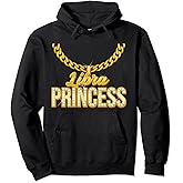 Libra Princess Zodiac Sign With Golden Chain Necklace Women Pullover Hoodie