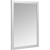 �鶹�� Basics Rectangular Wall Mirror 20" x 28", Standard Trim, Nickel
