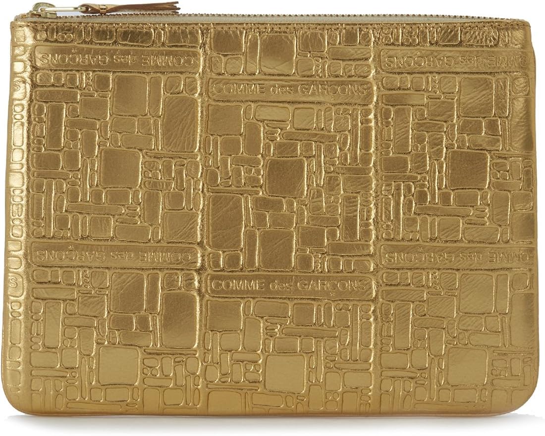 comme des garcons gold wallet