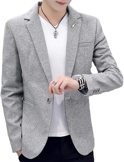 Amazon Gergeousテーラードジャケット メンズ スリム ファッション ジャケット カジュアル フォーマル ビジネス スタイリッシュ 春 アウター コート ジャケット 通販