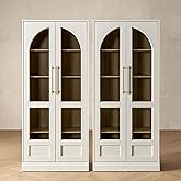 mopio Blake Tall Display Cabinet, Kitchen Buffet Pantry Cupboard, Trophy Display Case, Storage Cabinet Scratch Resistant Acry