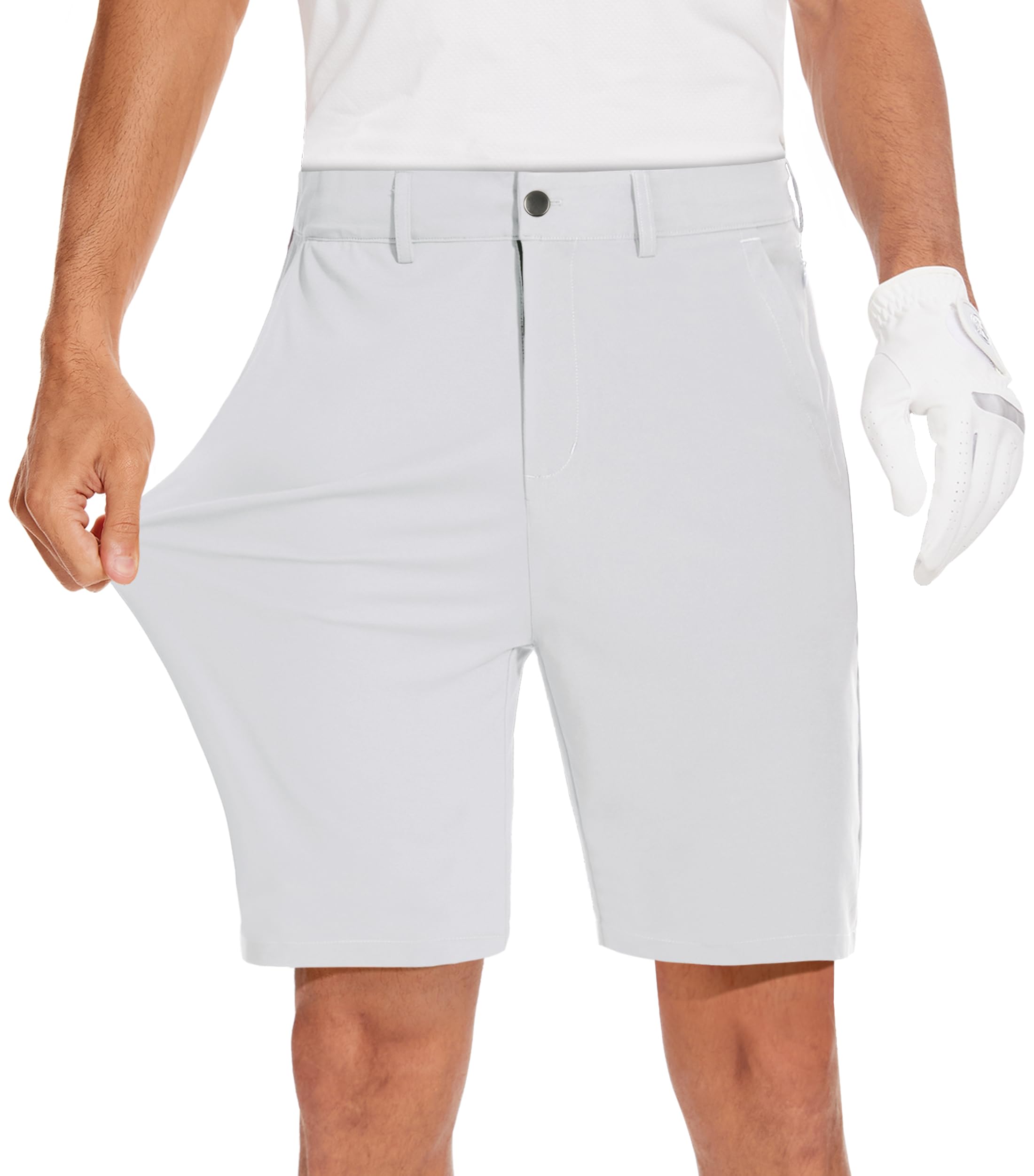 JWM Mens 7" Stretch Golf Shorts - Lightweight