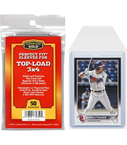 Amazon.com: Cardboard Gold BGS Graded Card Sleeves - Resealable