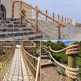 Tenn Well 20mm Jute Rope 33Ft Brown Thick Garden Twine for Cat Scratcher Decor view 6
