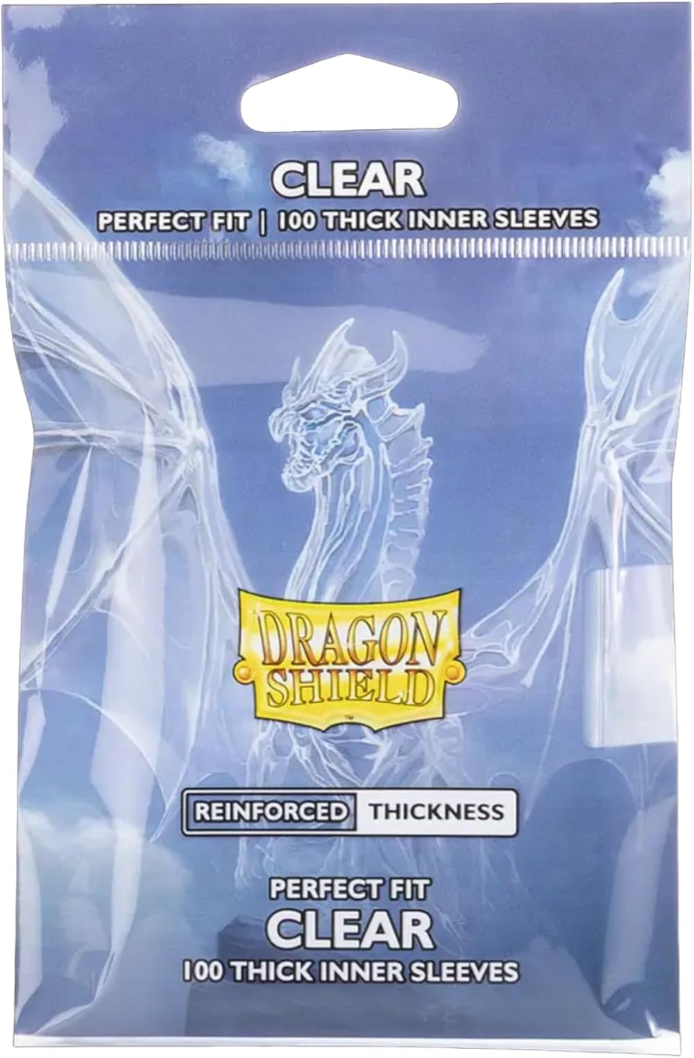 Dragon Shield Standard Perfect Fit Thick Inner Sleeves Clear 100 Inners