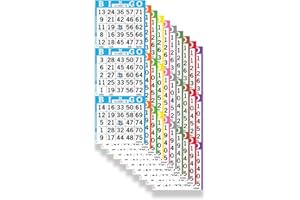 BINGO INNOVATION Bingo Books – 3 Faces, 10 Pages Each, 100 Disposable Game Books – Bold Dauber Sheets – Recyclable Bingo Cards for Seniors & Adults (3on10up)
