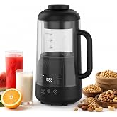 8-in-1 Nut Milk Maker with Silent Shield 12H Delay Start/Keep Warm 35oz | Low-Noise Soy Milk Maker Self-Cleaning Countertop Blender for Almond, Oat, Juice, Baby Food, Milkshake for Family &amp; Party