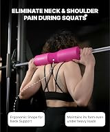 DMoose Fitness Barbell Pad Hip Thrust Squat Pad Non-Slip Thick Foam view 4
