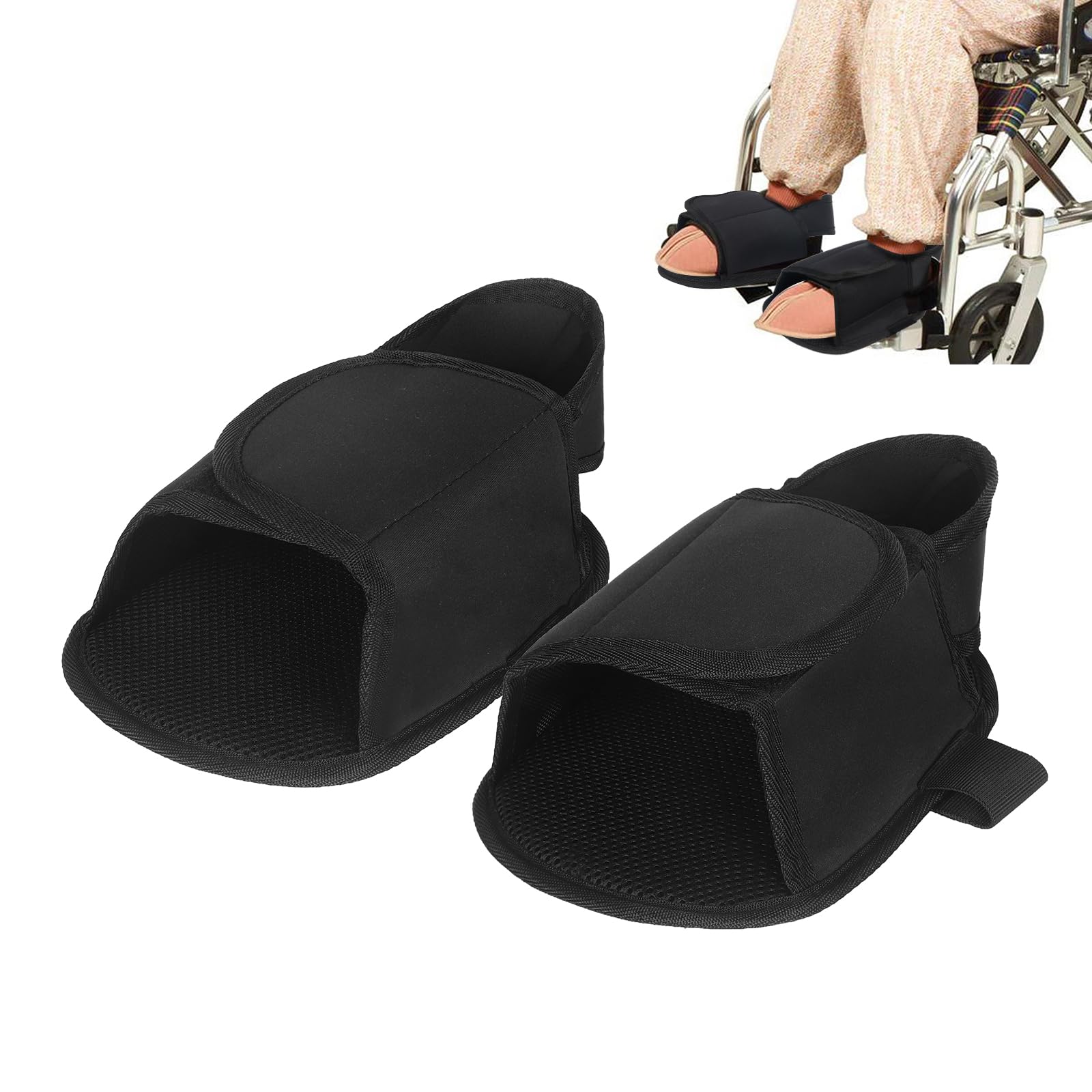 Photo 1 of Adjustable Wheelchair Foot Straps for Leg Supports: Durable, Easy to Install, Secure Restraints for Seniors, Disabled, and Post-Surgery Patients,Perfect Foot & Leg Rests