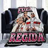 OBLUE Fuerza Singer Regida Band Throw Blankets