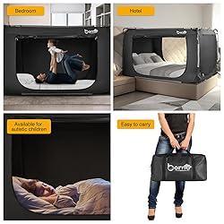 Borna Bed Tent Bed Canopy Bunk Twin Size, Portable