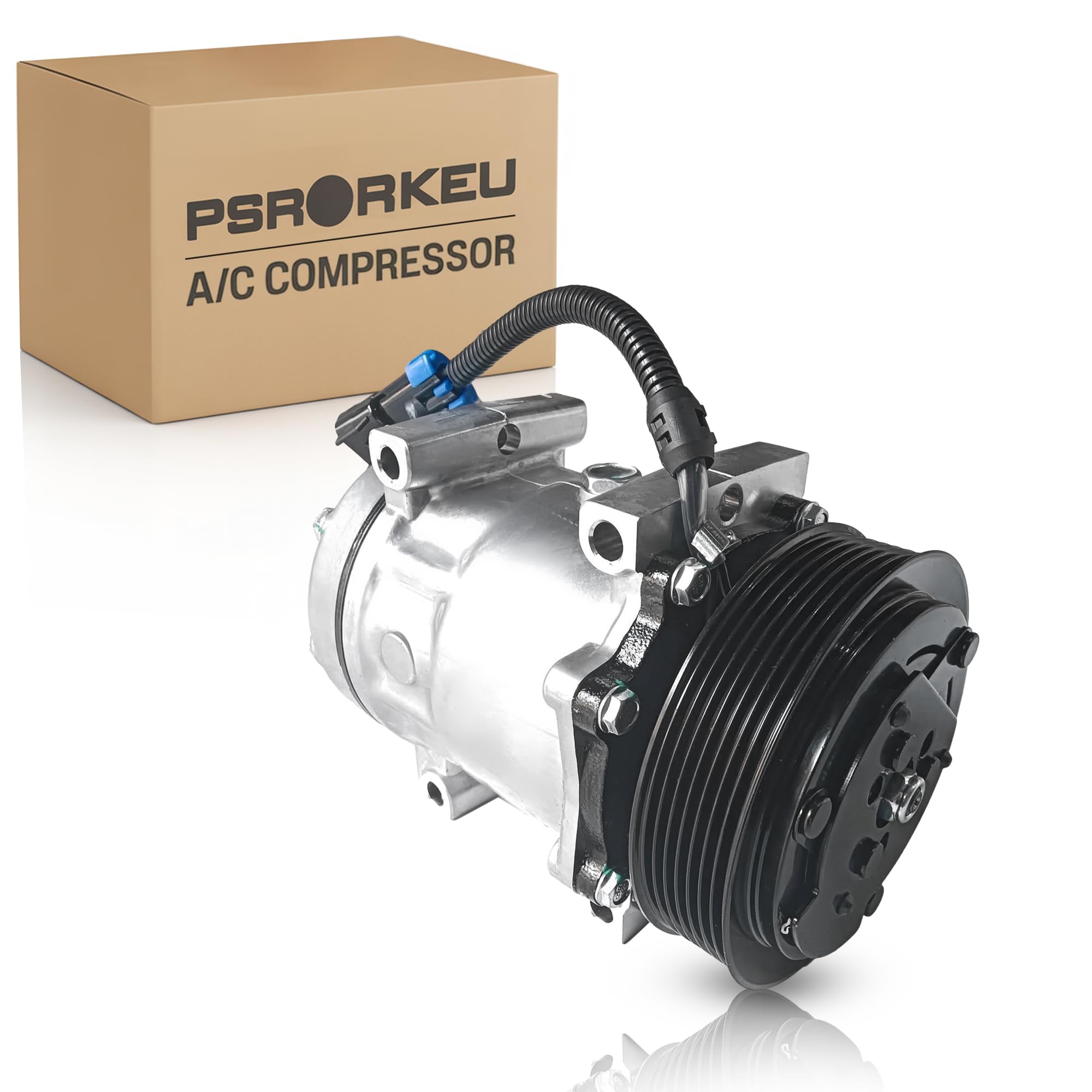 Photo 1 of Psrorkeu CO4577C A/C Air Conditioner AC Compressor W/Clutch Fits for Kenworth T660 T680 T880 2011-2018 Peterbilt 365 367 587 579 2011-2016