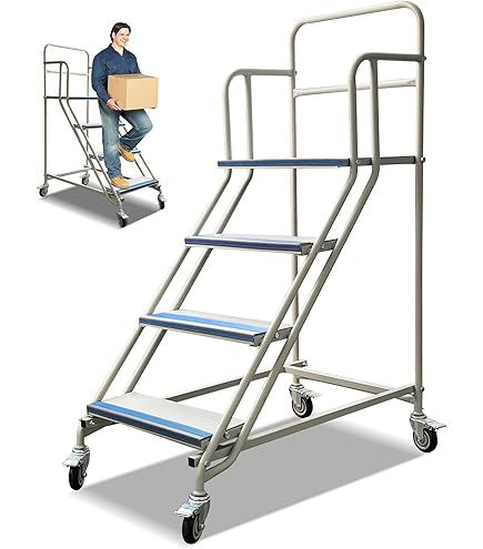 Vestil ATS-10-56 Steel Alternate Tread Stair 56 Degrees 89-3