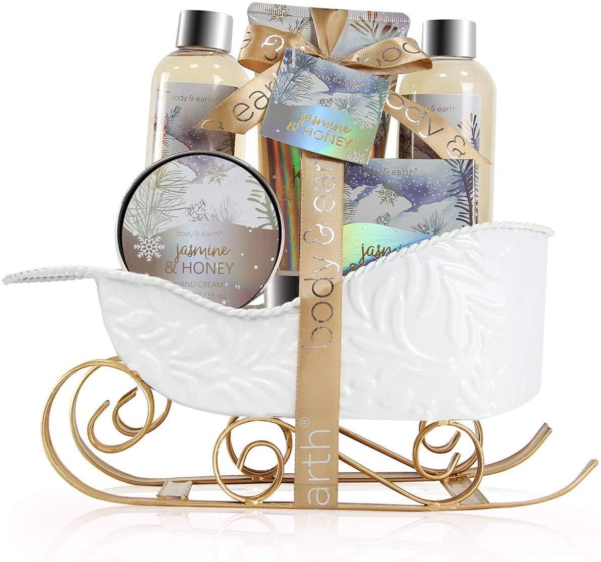 Bath and Body Gift Set Body & Earth Bath Sets with Jasmine & Honey