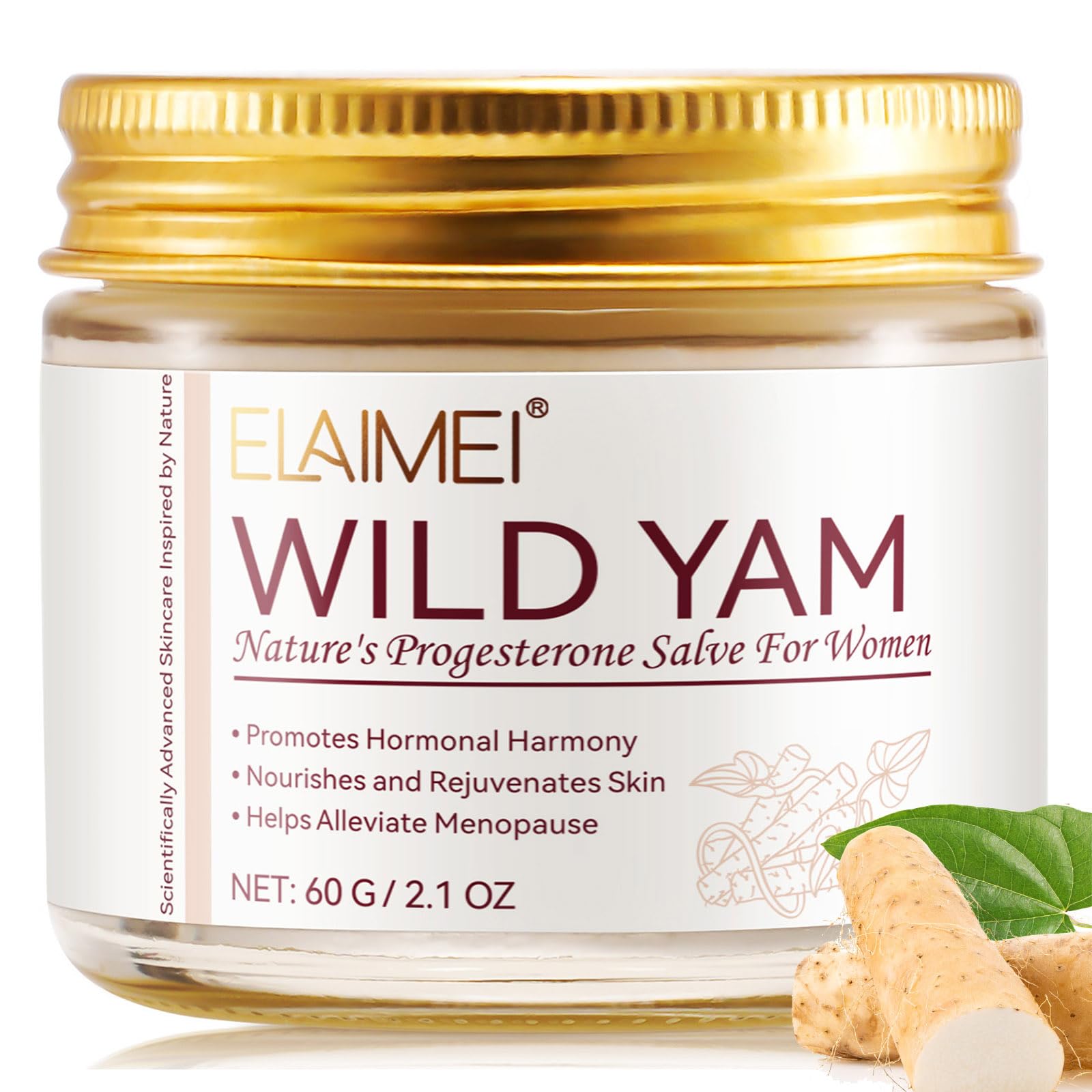 Wild Yam Cream for Hormone Balance, Natural Organic Balancing Cream for PMS, Wild Yam Cream Extract Organic for Hot Flashes Menopause Relief & Menstrual Support Like Night Sweats for Women