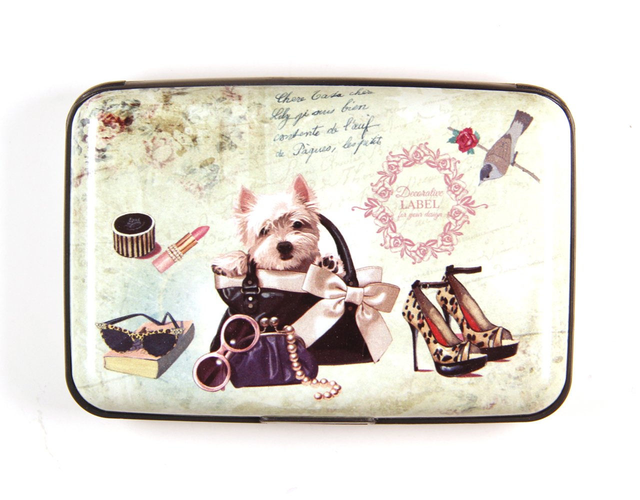 EZZLife RFID Blocking Card Case Wallet, 6 Slots Aluminum Portable Travel Identity ID/Credit Card Safe Protection Card Holder Hard Case for Men and Women-06