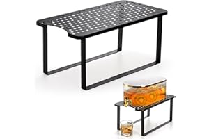 Jucoan Water Filter Dispenser Stand for Countertop, Metal Water Dispenser Holder, 15 x 8 x 6.75 Inch Rectangular Drink Bevera