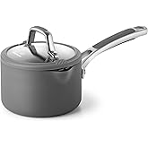 Calphalon Easy System Nonstick Sauce Pan, 1 1/2 quart, Black