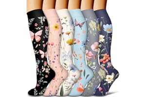 COOLOVER Compression Socks for Women and Men - Best for Circulation, Running, Athletic, Recover, Nurse, Travel