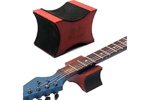 Guitar Neck Holder,Mahogany Two Height String Instrument Setup Guitar Neck Rest Support Repair Tool Display Stand(Size:95x65 