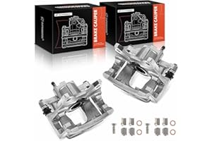 A-Premium Rear Disc Brake Caliper Assembly with Bracket Compatible with Dodge and Jeep Models - Wrangler 2007-2017, Wrangler 