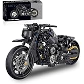 HIGH GODO Technic Motorcycle Building Set, 1:8 Scale MOC Motorcycle Model Kit for Adults, Collectible Cool Toys Gifts for Teens 14+ (538 PCS)