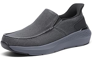 Bruno Marc Men's Hands Free Slip on Loafers Casual Sneakers Canvas Walking Shoes