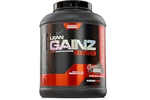 Betancourt Nutrition Lean Gainz Protein Blend, Natural Protein, Carbohydrates, Saturated Fatty Acids, Powder 5.3 lb. (16 Servings), Chocolate Brownie