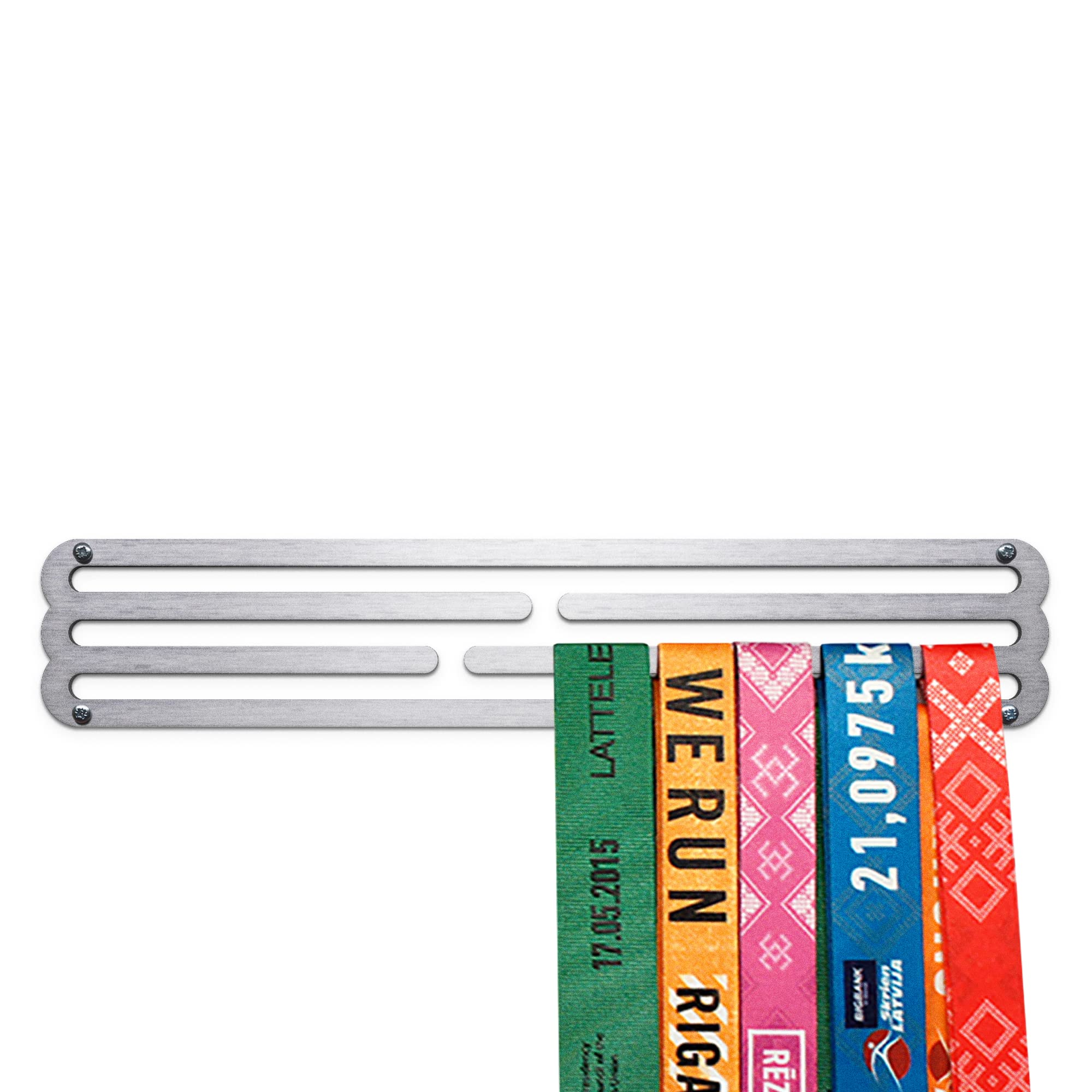 United Medals Blank Sport Medal Hanger Display | Stainless Steel Medal Holder | Awards Display Rack for up to 30 Medals