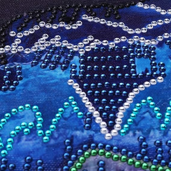 YWLINK DIY 5D Kits De Punto De Cruz Parcial De Taladro De Cristal ...