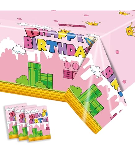 Super Mario Prinzessin Pfirsich Hintergrund – 2,1 X 1,5 M, Für Geburtstagsfeiern & Fotoshootings