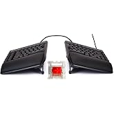 KINESIS Freestyle Edge RGB Plus Split Mechanical Keyboard | Hotswap Linear Switches | RGB | Ergonomic | Detachable Palm Support | Fully Programmable | Mac Keycaps Included | Lift Kit Included