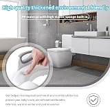 Rainberg Potty Training Seat for Kids with Backrest Handles Anti Slip Splash view 5