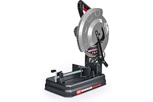 DJBL 14" Brushless Cold Cut Saw - 3500w, Changeable Speeds, 66 Teeth Ferrous Metal Blade, 45 Degree Adjustable